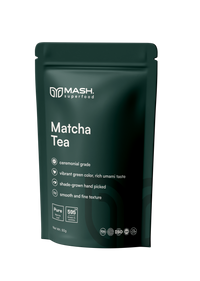 MASH. Thé matcha bio pur | Convient aux régimes cétogène et végétalien