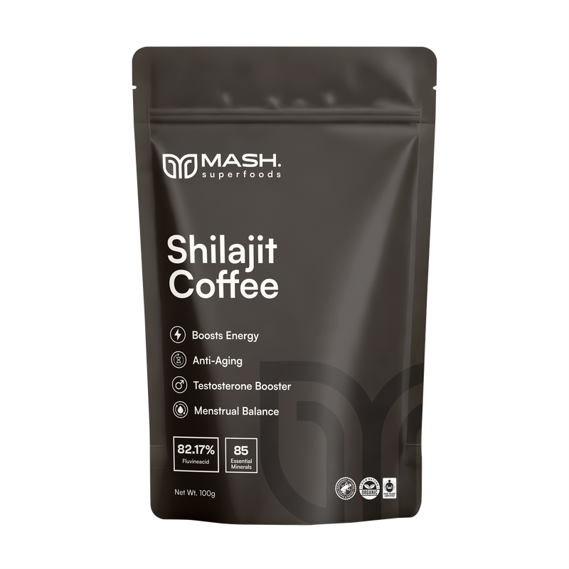 ÉCRASER. Café Shilajit | Résine Shilajit pure de l’Himalaya