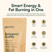 MASH. Café cétogène | Énergie et combustion des graisses intelligentes en un seul produit