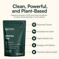 Bio Matcha Tee Pulver Kaufen Online | MASH reiner Matcha Pulver