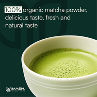 MASH. Pure Organic Matcha Tea | Keto & Vegan Friendly