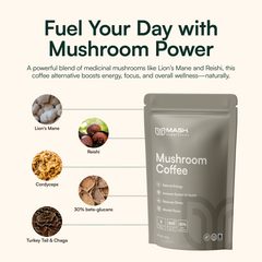 MASH® Mushroom Coffee | Natural Energy & Focus without the Caffeine Crash