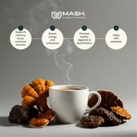 Purée de café aux champignons | Énergie et concentration naturelles sans caféine