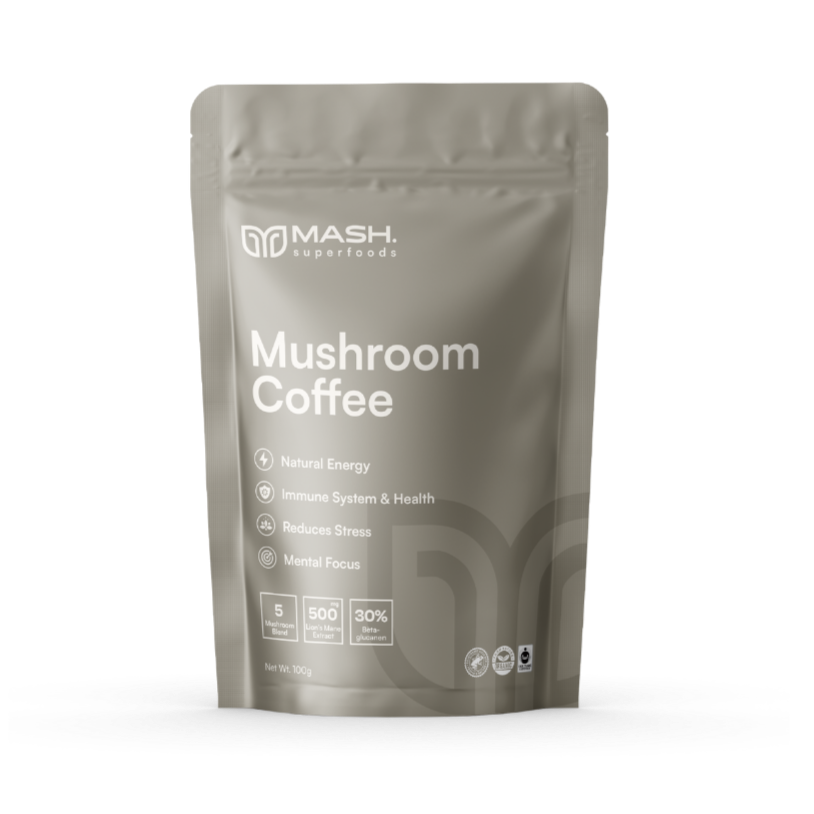 MASH. Mushroom Coffee – Natural Energy & Focus without the Caffeine Crash