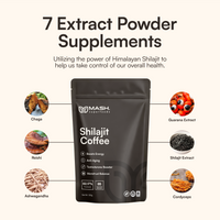 ÉCRASER. Café Shilajit | Résine Shilajit pure de l’Himalaya