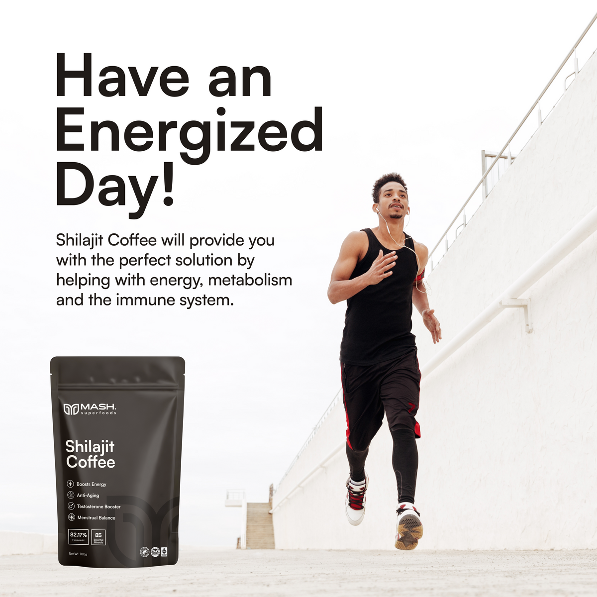 ÉCRASER. Café Shilajit | Résine Shilajit pure de l’Himalaya